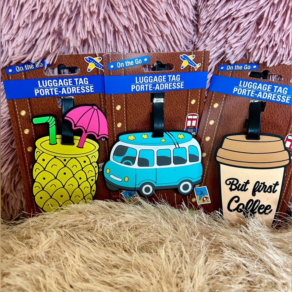 NWT: Fun Luggage/Bag Tag Collection